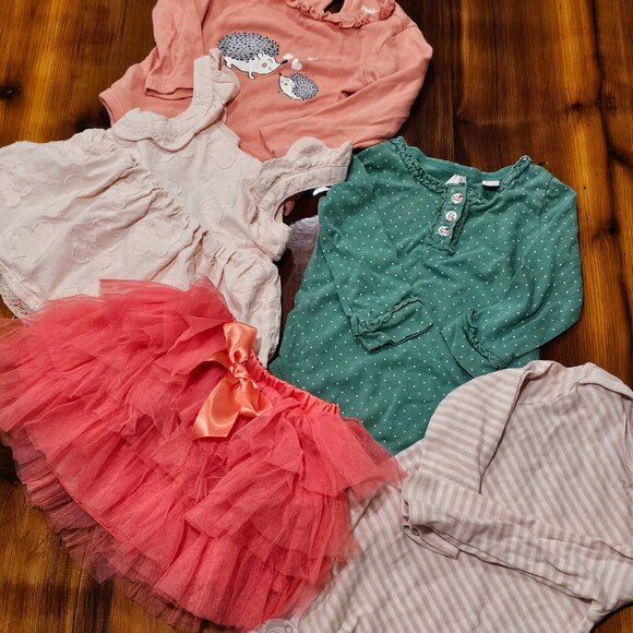 5 Piece Toddler Girl's Clothing Lot Size 12-18 Months - Picture 1 of 10